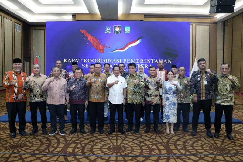 Hadiri Rakor Gubernur se-Sumatera,  Pemprov Sumut Komit Laksanakan Percepatan Program Prioritas Presiden RI