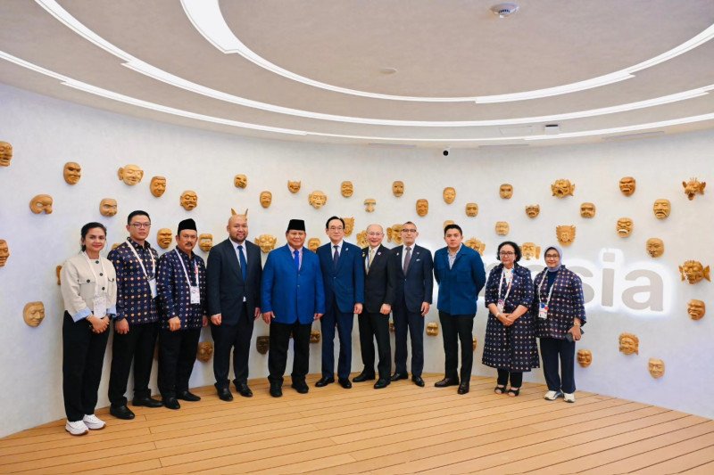 Singgah di Osaka, Presiden Prabowo Kunjungi Paviliun Indonesia di Expo 2025