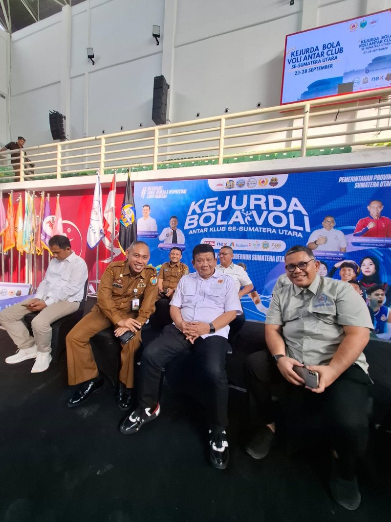 Sebanyak 29 Klub Berlaga di Kejurda Bola Voli Sumut: PBVSI dan KONI Siapkan Atlet Menuju PON 2028