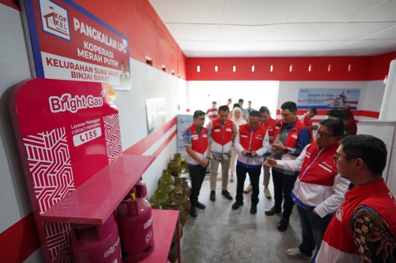 Pertamina Patra Niaga Tinjau Pangkalan Gas Koperasi Desa Merah Putih di Binjai Barat