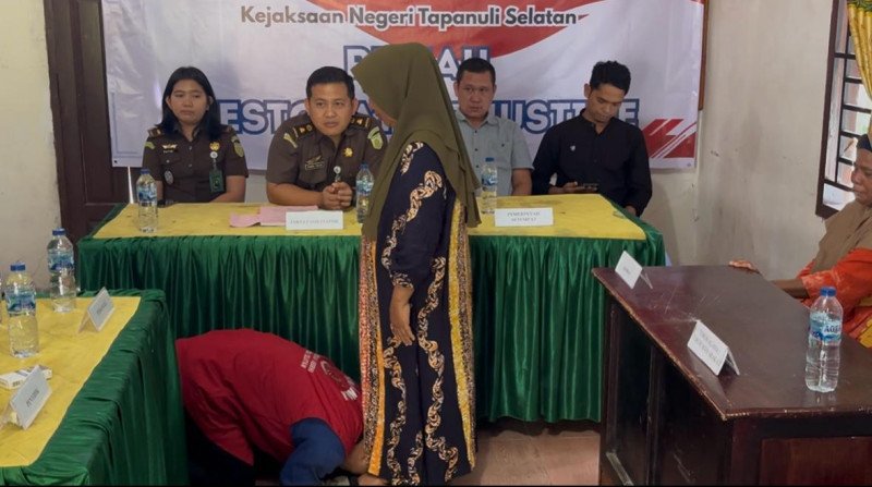 Kejaksaan Tinggi Sumatera Utara Berhasil Pulihkan Hubungan Ibu dan Anak di Tapanuli Selatan Lewat Restorative Justice
