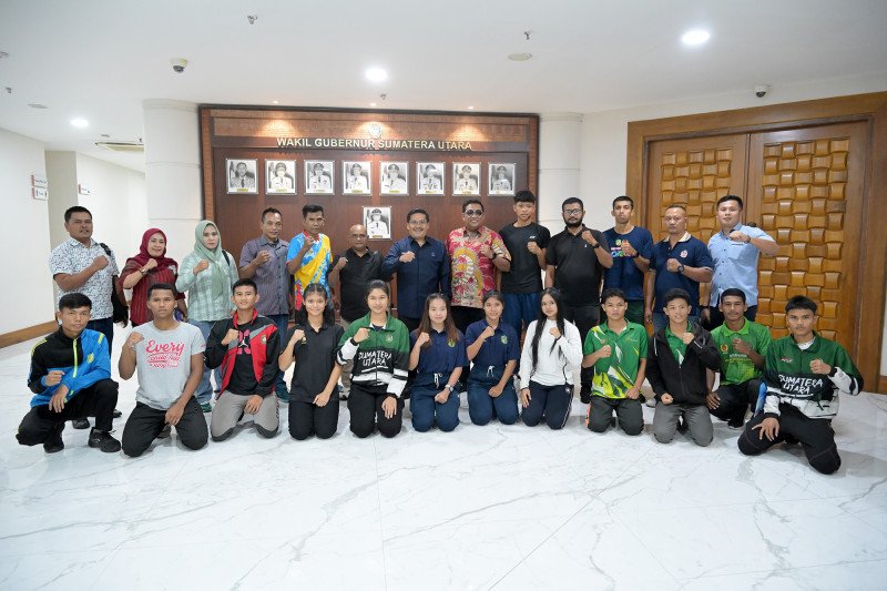 Atlet Tinju Sumut Siap Berlaga di Pekan Olahraga Pelajar Nasional 2025
