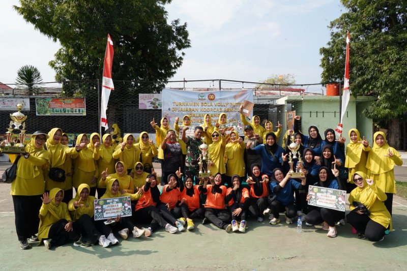 Final Voli Putri, Persit Korem Lilawangsa Bungkam Kodim Aceh Utara Tiga Set