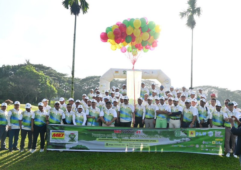 Ketua MKI Dr. H. M Isa Indrawan, SE, MM Buka Green Energy Golf Tournamen 2025
