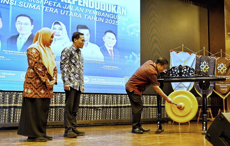 Pemprov Sumut Komitmen Perkuat Pembangunan Kependudukan Menuju Indonesia Emas 2045