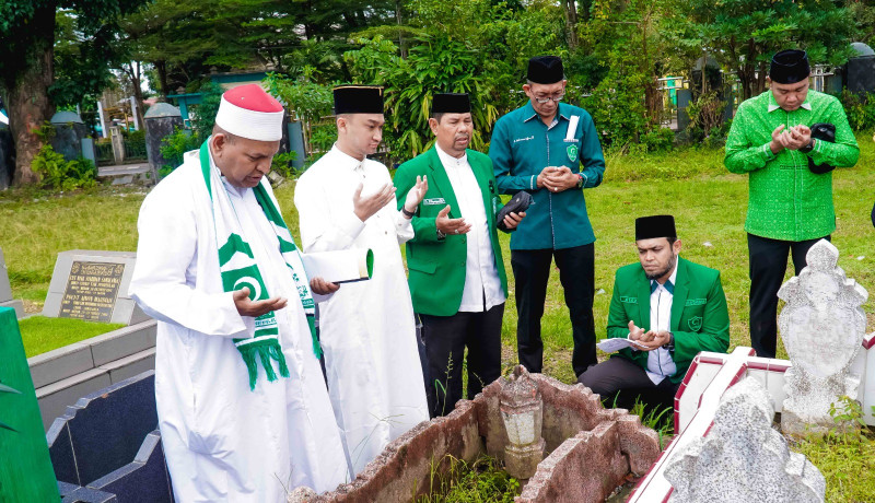 Warga Washliyah Gelar Ziarah dan Doa Menjelang Harlah ke-95