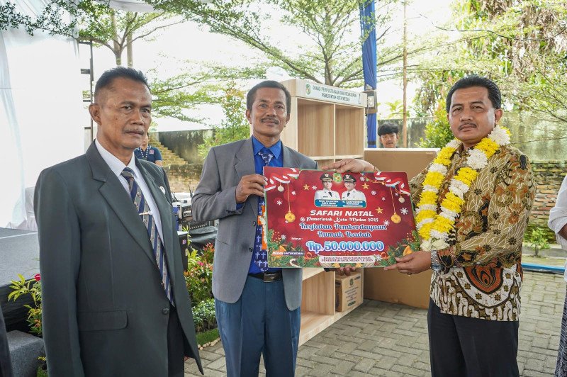 Safari Natal di HKBP Taman Deli Martubung, Pemko Tekankan Kerukunan dan Penguatan Modal Sosial