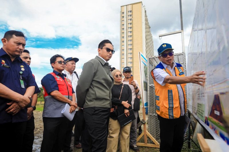 Tinjau Kolam Detensi Selayang, Rico Waas Targetkan dapat Mereduksi 10 -15 Persen Banjir