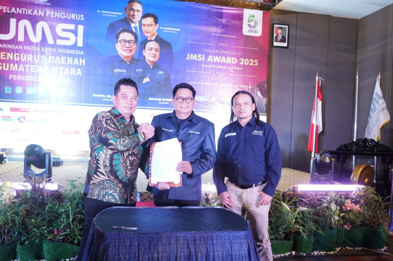 JMSI Sumut Resmi Jalin MoU dengan Media Indonesia Raya (MIRA)