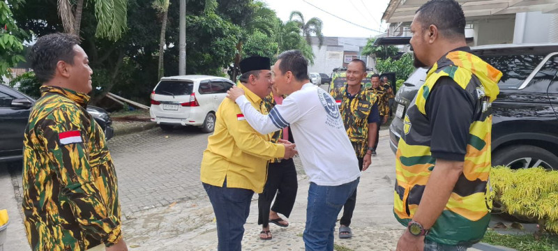 Kunjungan Ketum DPP AMPG ke Kediaman Ketua PD AMPG Sumut, Said Aldi : Bahlil Instruksikan AMPG Bantu Warga Terdampak Bencana