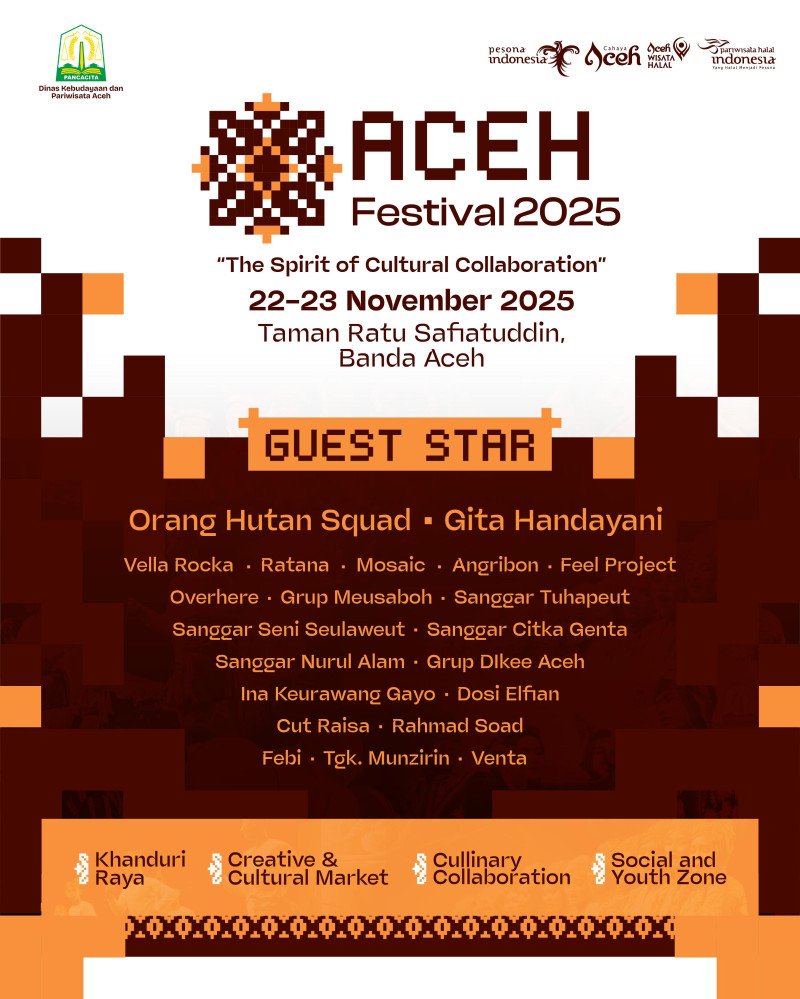 Ayo..Nikmati, dan Rayakan: Aceh Festival 2025 Menanti Kehadiran Anda!