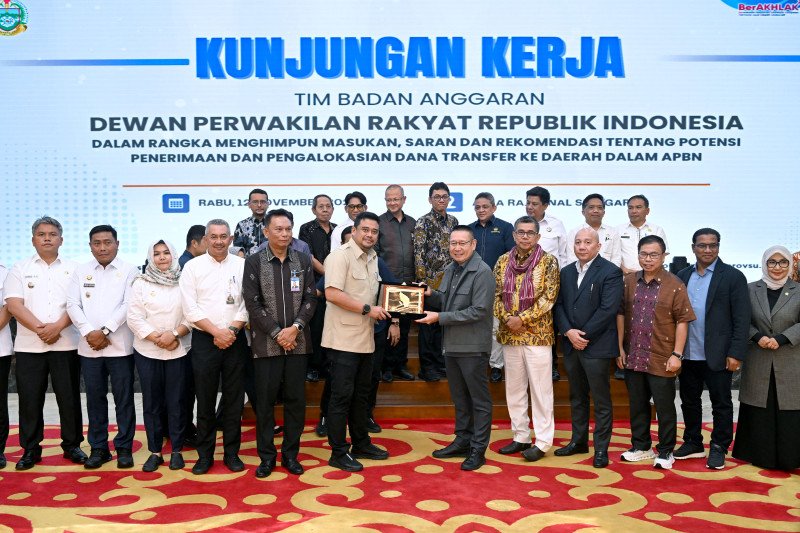 Terima Kunjungan Banggar DPR RI,  Gubernur Sumut Bobby Nasution Minta Transfer ke Daerah 3T Jadi Perhatian