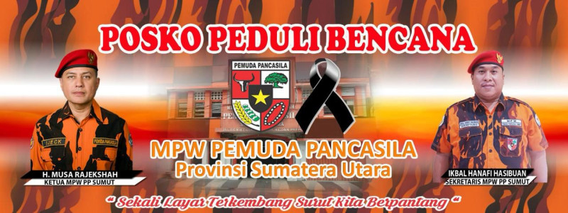 MPW Pemuda Pancasila Sumut Galang Dana untuk Korban Bencana di Sumatera, Aceh Tapteng, Sibolga dan Tapsel