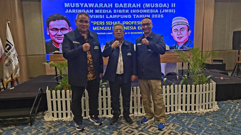 Ahmad Novriwan Kembali Pimpin JMSI Lampung Periode 2025&ndash;2030
