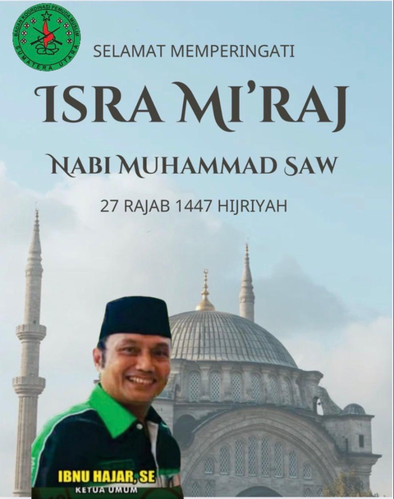 Ketua Bakopam Sumut: Isra Mi&rsquo;raj Bukan Seremonial, Tapi Panggilan Perbaikan Akhlak