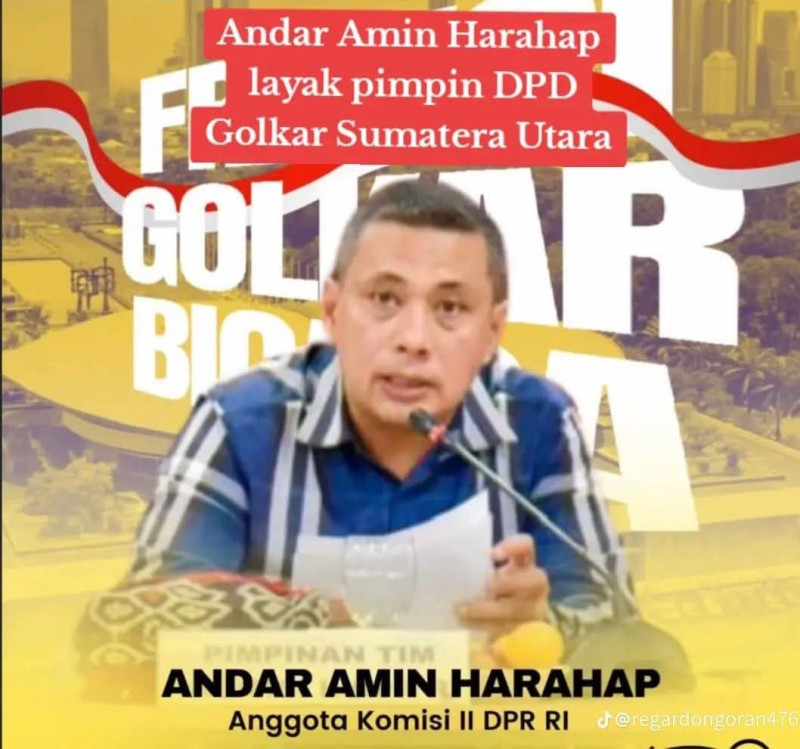 Menjelang Musda Golkar Sumut, Mayoritas DPD II Tolak Anak Buyung, Andar Amin Menguat