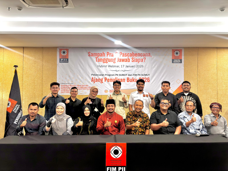 FIM PII Sumut Gelar Webinar Akademik Bahas Sampah Pra dan Pascabencana