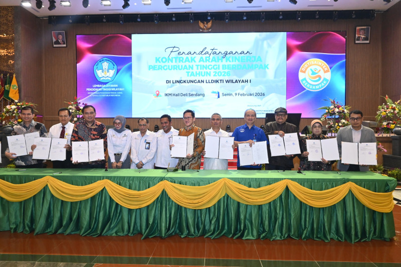 Isa Indrawan Hadiri Penandatanganan Kontrak Kinerja PTS 2026 di Lubukpakam