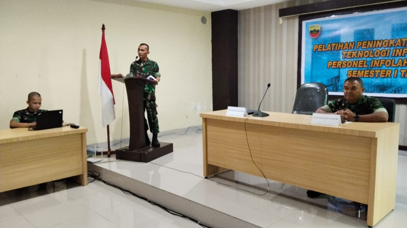 Pelatihan Peningkatan Kemampuan Teknologi Informasi Personel Infolahtadam I/BB Semester-I TA-2026.