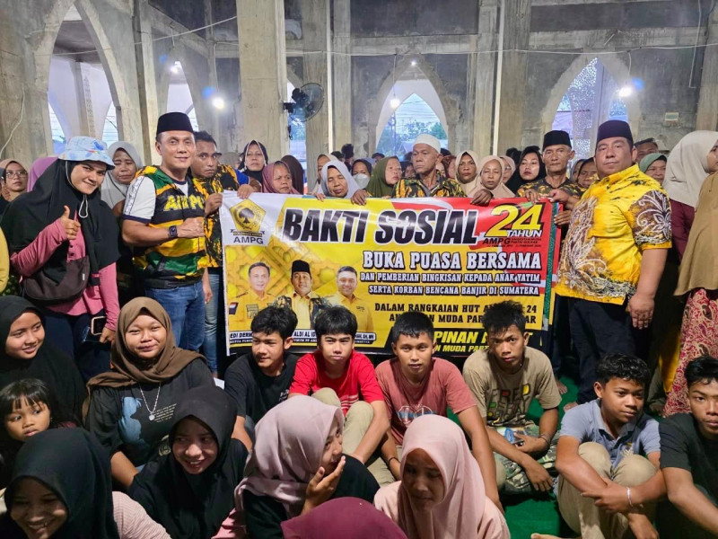 Safari Ramadhan HUT ke-24 PP AMPG, Buka Puasa Bersama dan Santuni Korban Bencana di Aceh Tamiang