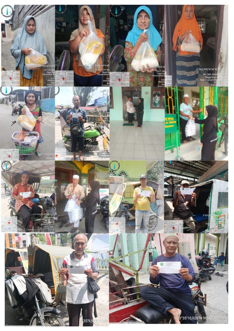 RAMADHAN KE-21, BAKOPAM SUMUT SALURKAN SANTUNAN DAN SEMBAKO DUKUNGAN PT INALUM