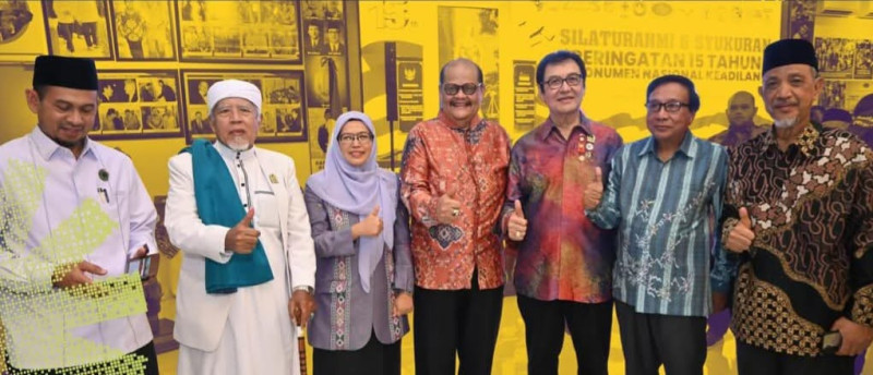 Rektor UNPAB Hadiri Syukuran 15 Tahun Monumen Nasional Keadilan