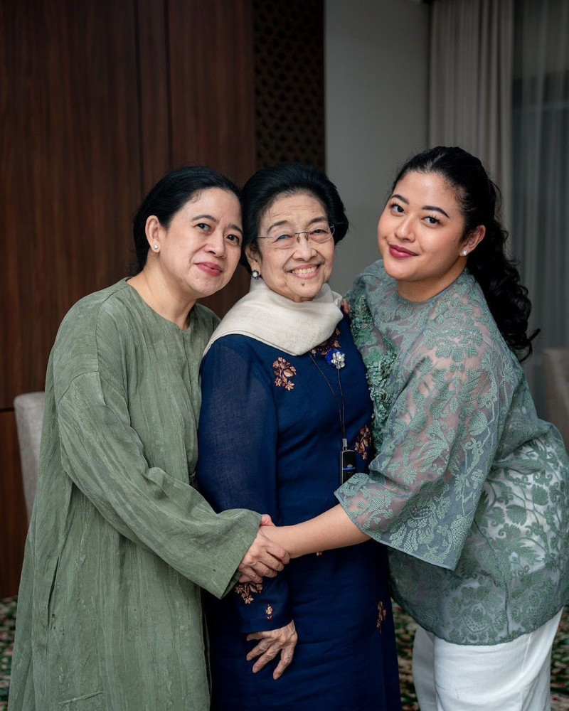 Puan Maharani dan Megawati Soekarnoputri Rayakan Idul Fitri dengan Suasana Hangat Kebersamaan Keluarga