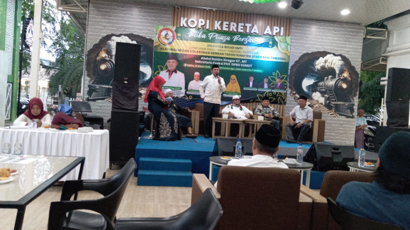 HMTI Gelar Buka Puasa Bersama dan Silaturahmi Tokoh Tabagsel di Medan