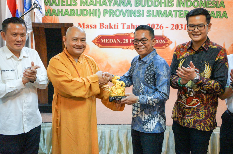 Wakil Wali Kota Medan Apresiasi Pelantikan Mahabudhi Provinsi Sumut, Sebagai Wadah Pengabdian Umat