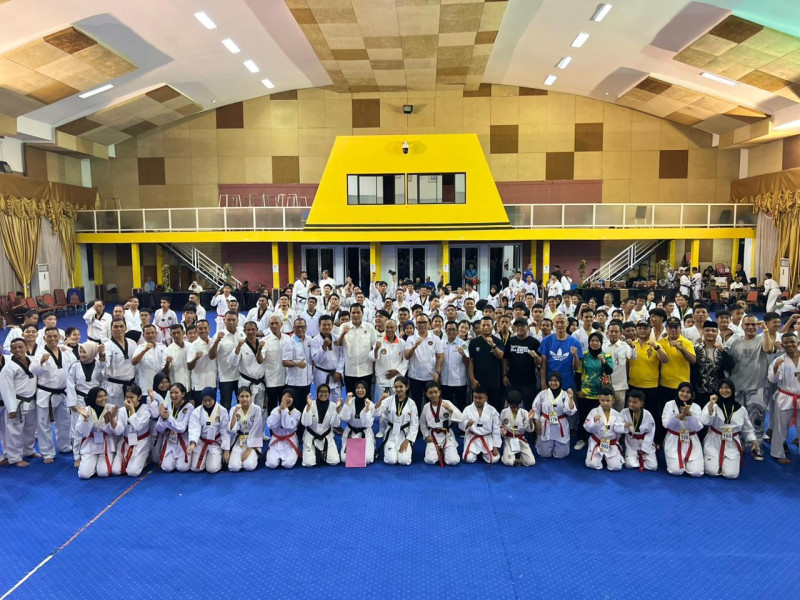 Taekwondo Sumut Pecahkan Rekor, UKT DAN Kukkiwon Membludak