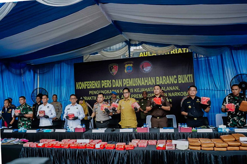 Pemko Medan dan Forkopimda Komitmen Tutup Semua Celah Narkoba