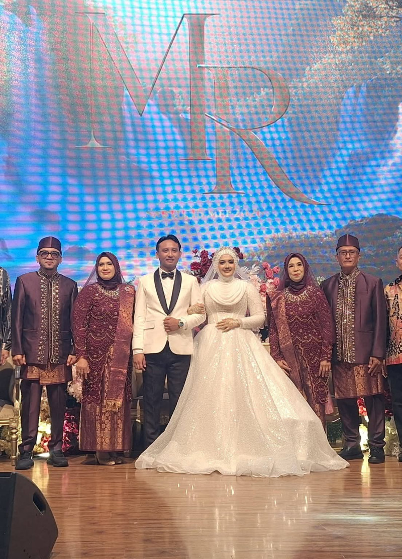 Jhon Suhardi Sampaikan Terima Kasih atas Kehadiran dan Doa untuk Pernikahan Putrinya