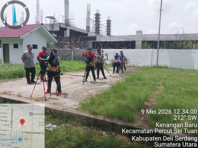 Novan Siregar Suntik Semangat Atlet Panahan Sumut Jelang PON 2028