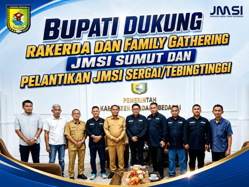 Bupati Dukung Rakerda dan Family Gathering JMSI Sumut dan Pelantikan JMSI Sergai/Tebingtinggi