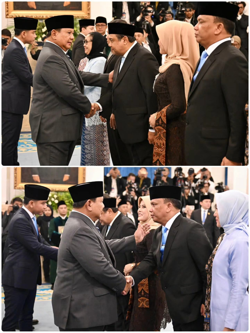 Prabowo Lantik Kepala dan Wakil Kepala BGN serta Penasihat Khusus Presiden