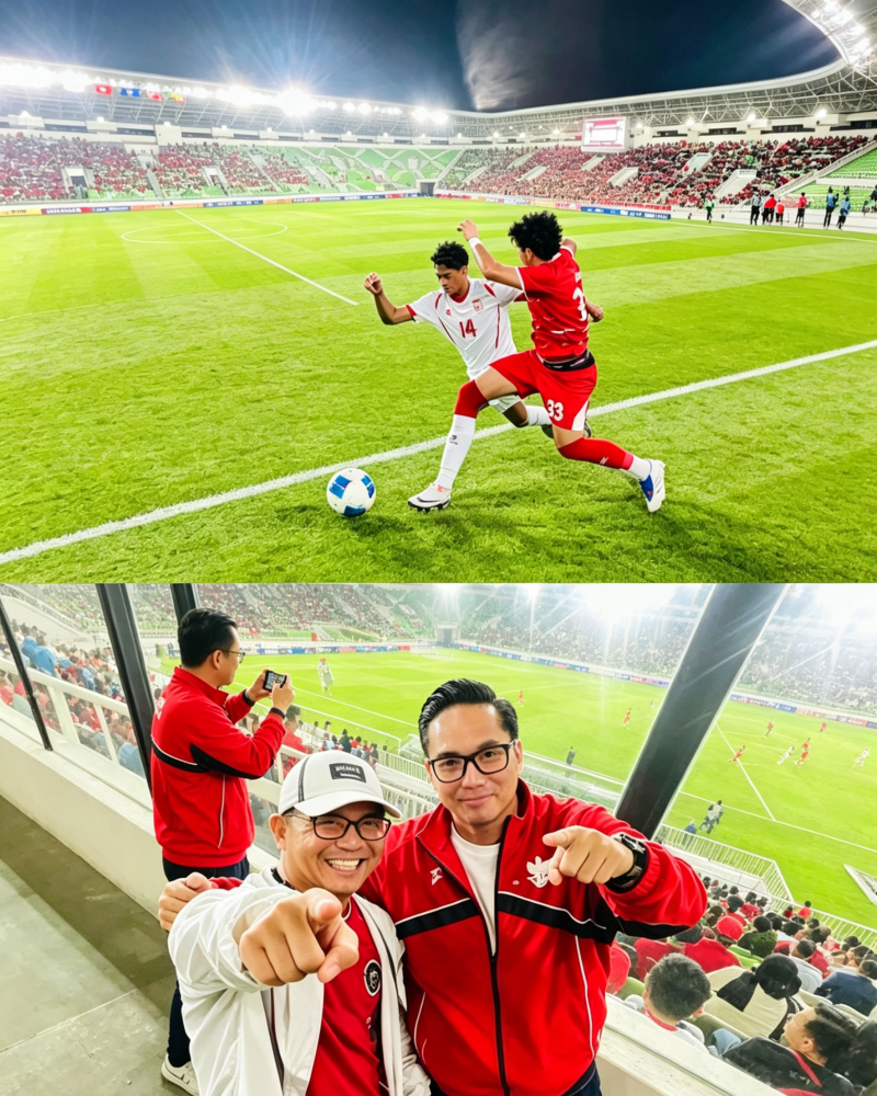 Rico Waas dan Zakiyuddin Harahap Saksikan Langsung Kemenangan Timnas Indonesia U-19 atas Myanmar di Stadion Utama Sumut