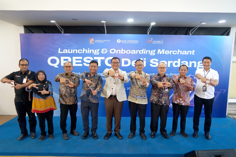 Bank Sumut Luncurkan QResto, Inovasi Digital Bersama Pemkab Deli Serdang untuk Optimalkan Pajak Daerah