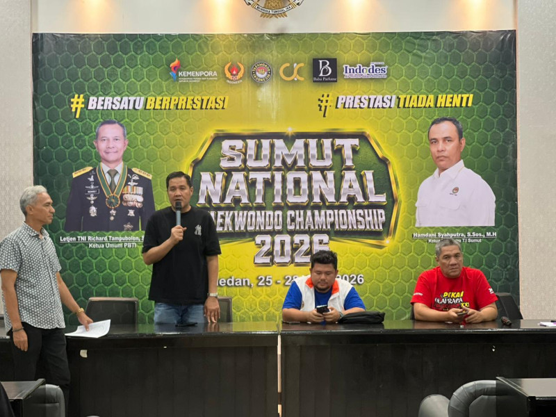 10 Propinsi Berlaga di Sumut Nasional Taekwondo Championship