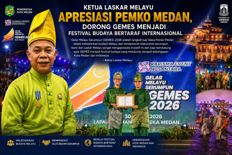 Awaluddin Apresiasi Pemko Medan, Usulkan GEMES Libatkan Negara-Negara Serumpun