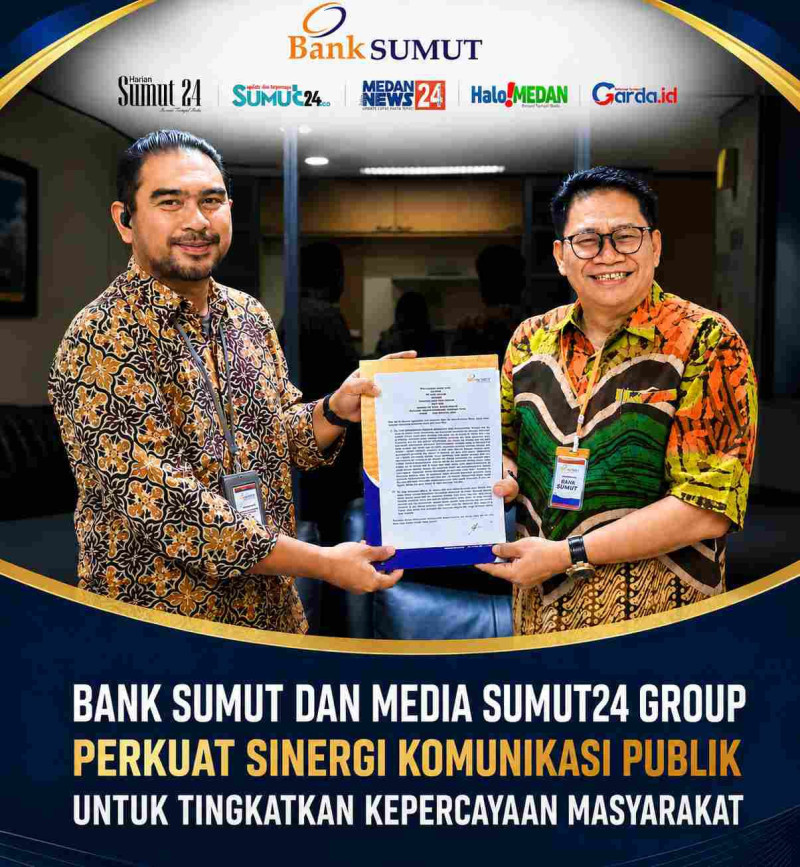 Bank Sumut dan Media Sumut24 Group Perkuat Sinergi Komunikasi Publik untuk Tingkatkan Kepercayaan Masyarakat