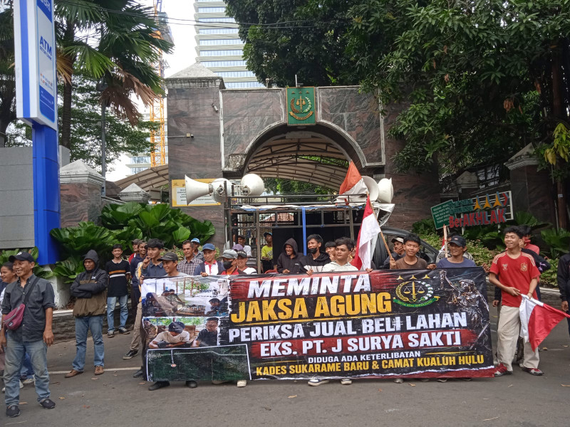 IAC Indonesia Geruduk Kejagung dan Kementerian ATR/BPN, Desak Usut Dugaan Jual Beli Lahan Eks HGU PT. Karet Mas Yang DiKuasai PT. J surya Sakti Di Lab