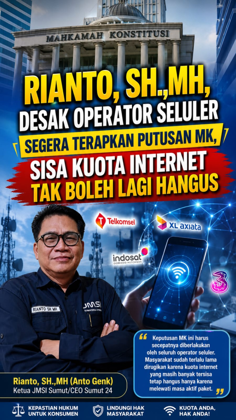 MK Kabulkan Sebagian Gugatan UU Cipta Kerja, Sisa Kuota Internet Harus Tetap Bisa Digunakan
