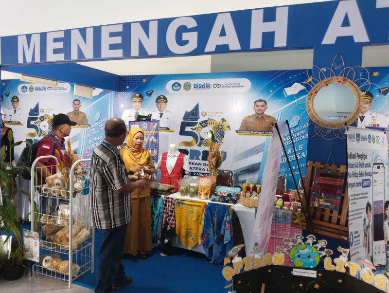 Meriahkan PRSU 2026, SMAN 12 Medan Tampilkan Karya Kokurikuler Pupuk Kompos, Baju Rompi dan Tanaman Hidroponik