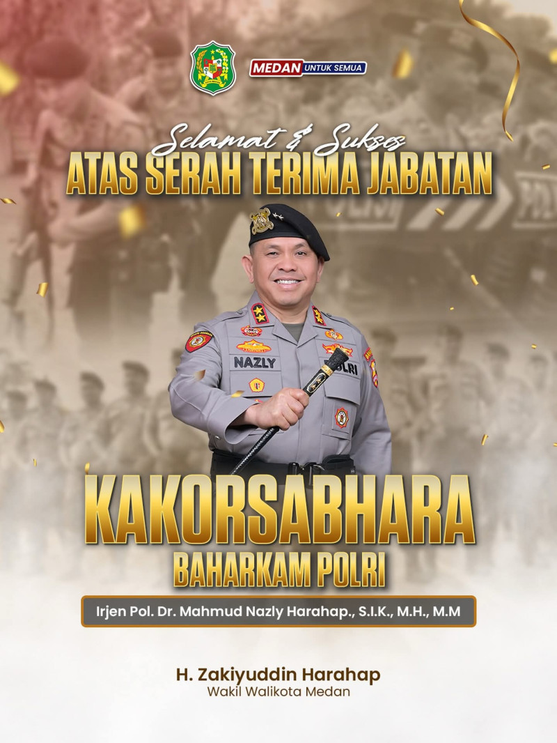 Zakiyuddin Harahap: Semoga Irjen Pol. Mahmud Nazly Harahap Terus Mengabdi untuk Bangsa dan Negara