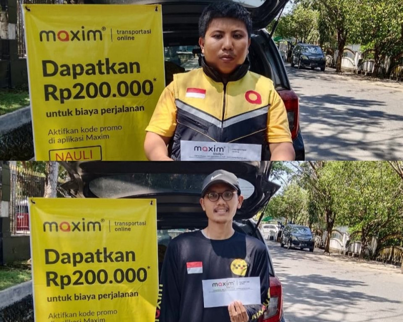 Apresiasi Dedikasi Mitra, Maxim Sibolga Anugerahkan Penghargaan Best Driver Bulan Juni