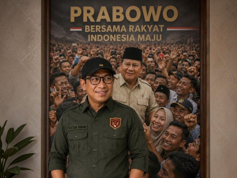 KETUM GARDA MUDA PRABOWO / GARUDA 08 SYAMSUL RIZAL : MENGAWAL PRESIDEN PRABOWO SAMA HALNYA MENGAWAL UUD 1945