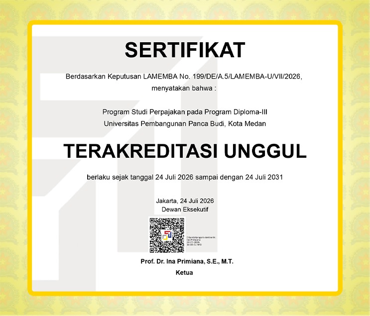 Program Studi D3 Perpajakan Fakultas Sosial Sains UNPAB Resmi Raih Akreditasi Unggul dari LAMEMBA