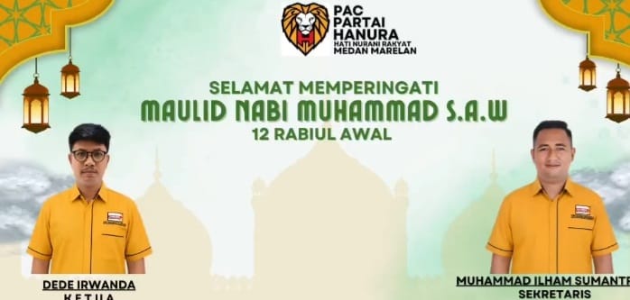 Pimpin PAC Hanura Medan Marelan, Dede Irwanda Dinilai Punya Potensi Besar di Panggung Politik