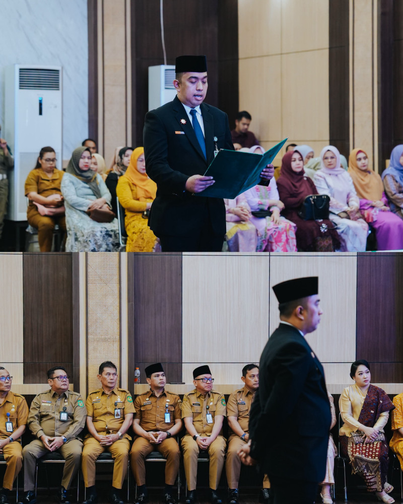 Rico Waas Lantik Erfin Fachrur Razi Jadi Pj Sekda Medan, Tekankan Integritas dan Profesionalisme
