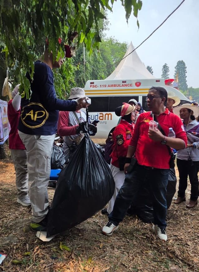 Anggota PJ91 Gelar Plogging di Lapangan Utama Jamnas 2026